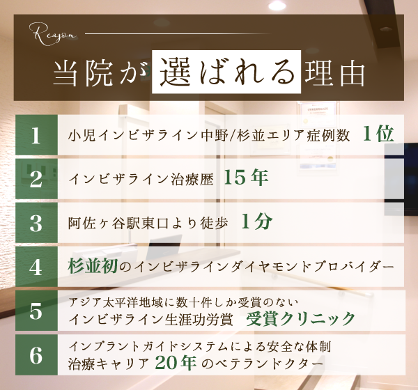当院が選ばれる理由